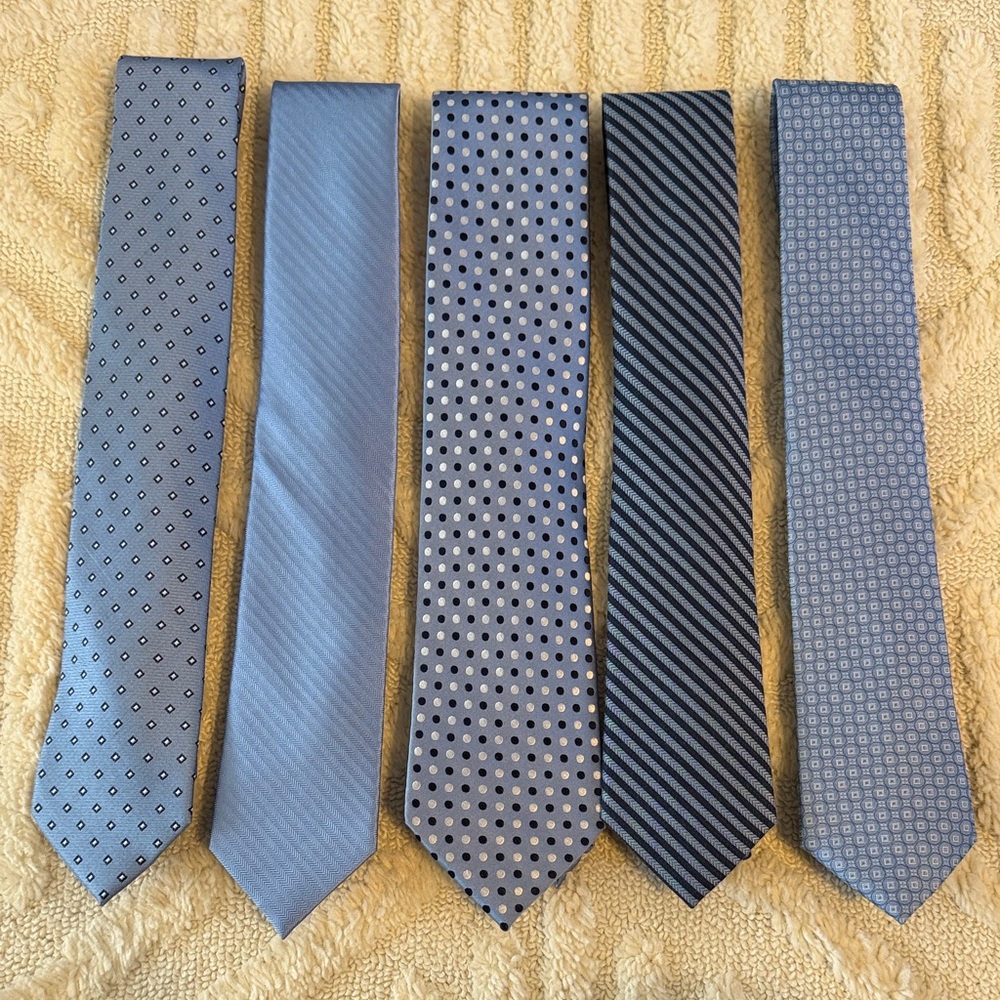 The Tie Bar men’s silk necktie bundle (5)